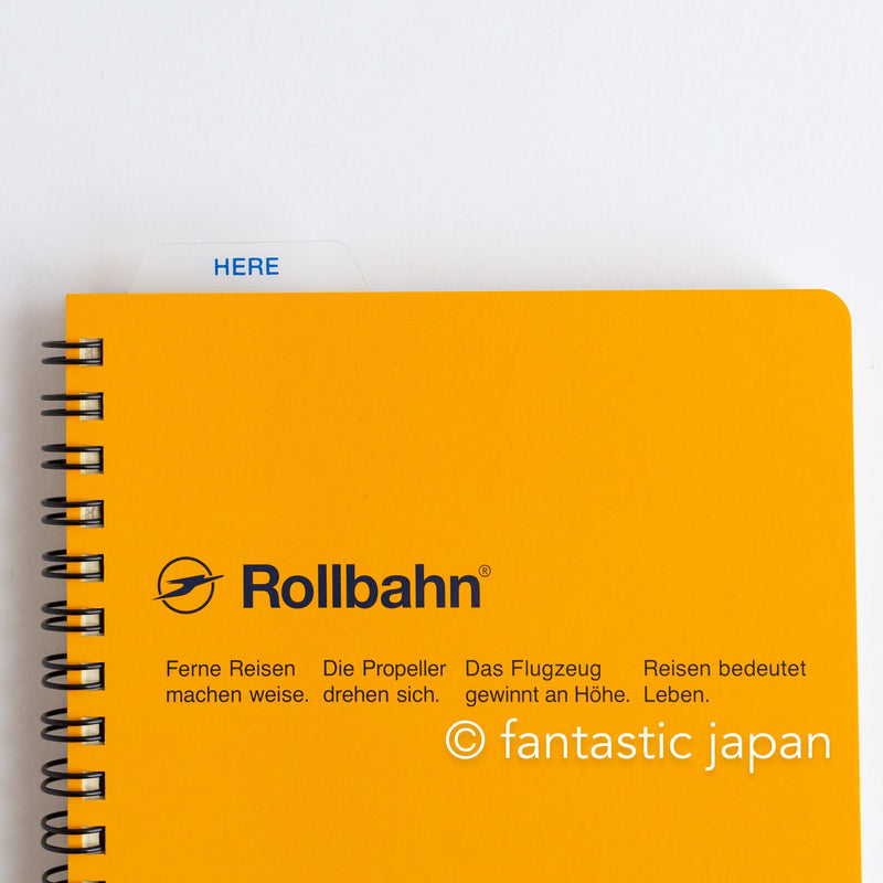 DELFONICS / bookmark for Rollbahn spiral ring notebook -clear-