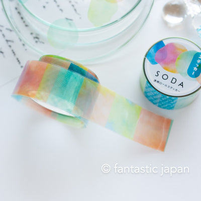 SODA / Clear PET roll sticker  -palette-