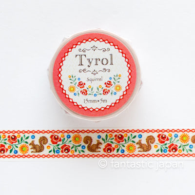 washi tape Tyrol -Squirrel-