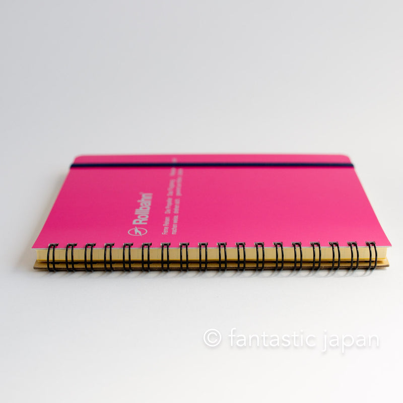 DELFONICS / Rollbahn spiral notebook Large (5.6" x 7.1" )  -rose-