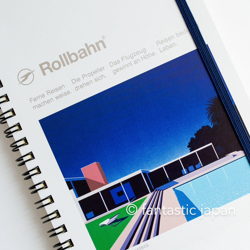 DELFONICS / Rollbahn spiral notebook Large (5.6" x 7.1" ) / Hiroshi Nagai -architecture-