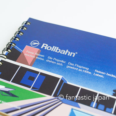 DELFONICS / Rollbahn spiral notebook Large (5" x 7.5" ) / Hiroshi Nagai -architecture-