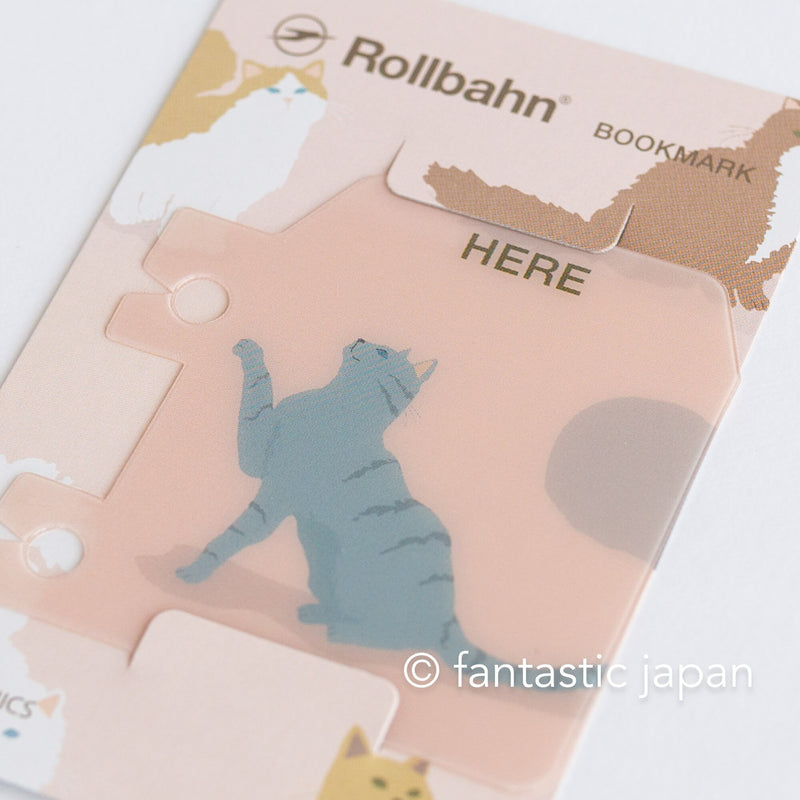 DELFONICS / bookmark for Rollbahn spiral ring notebook -cat-