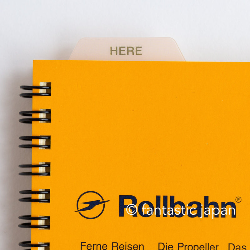 DELFONICS / bookmark for Rollbahn spiral ring notebook -cat-