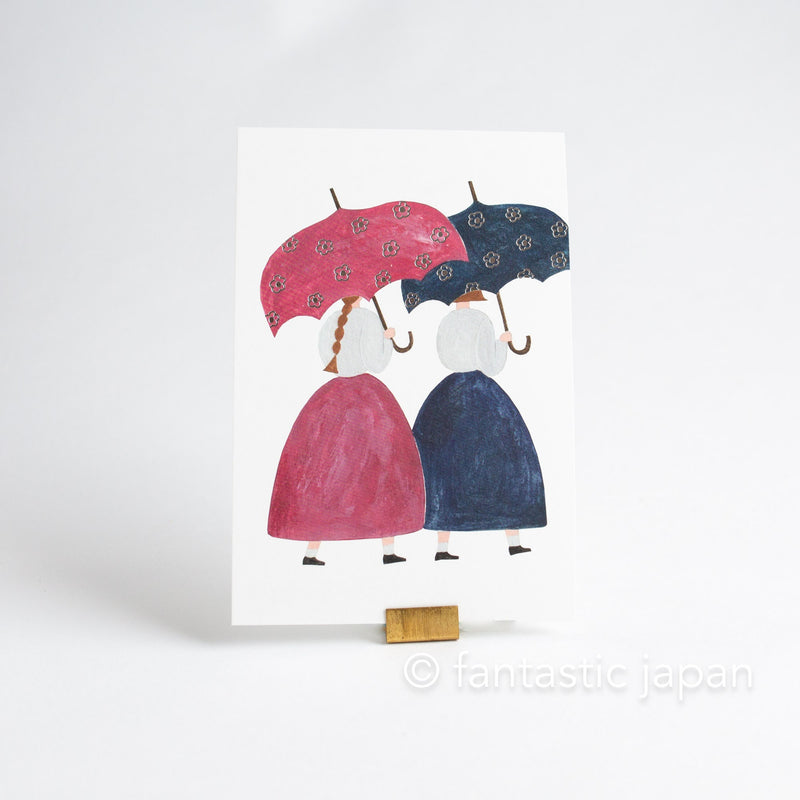 Cozyca post card / -umbrellas- by necktie