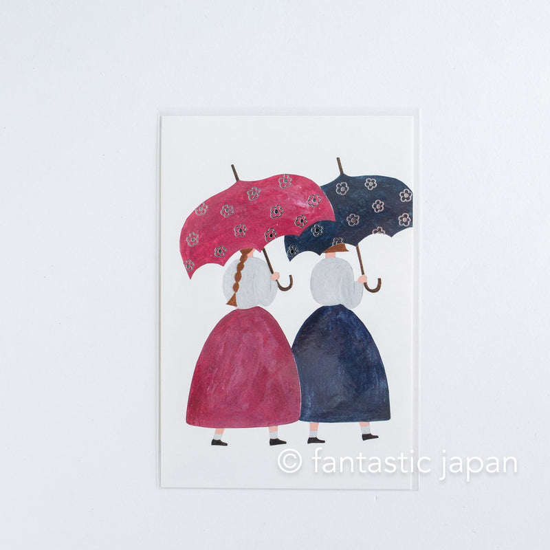 Cozyca post card / -umbrellas- by necktie