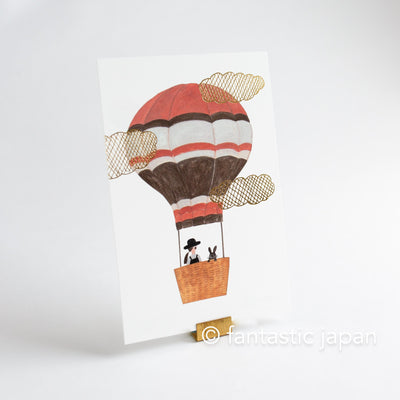 Cozyca post card / -airballoon- by necktie