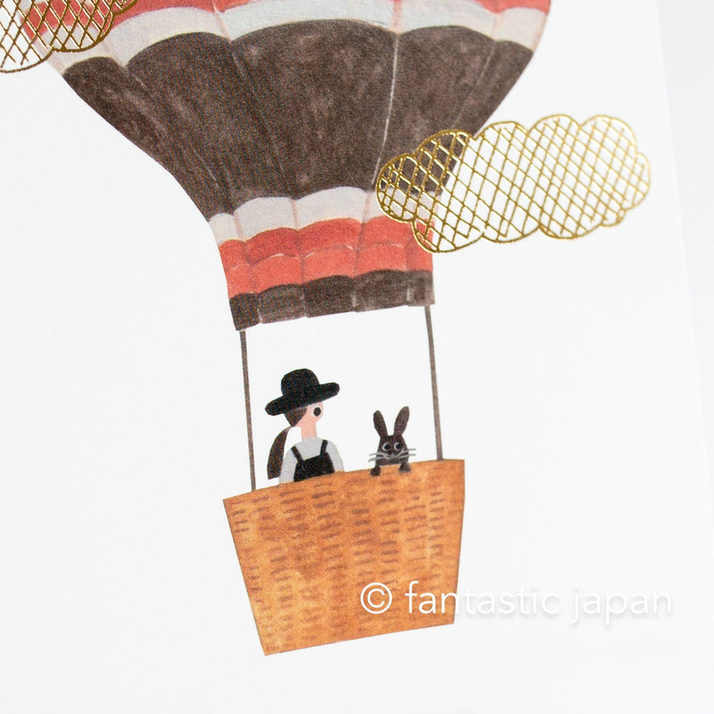 Cozyca post card / -airballoon- by necktie