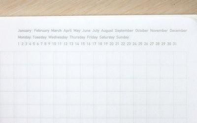 STALOGY  / 018 Editors Series 365 Days Notebook Grid -black-