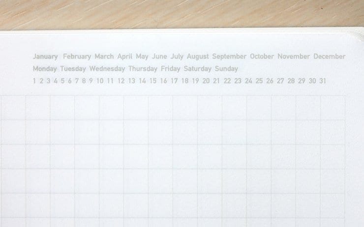 STALOGY  / 018 Editors Series 365 Days Notebook Grid -yellow-
