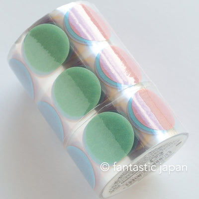 Polk Dot roll sticker -candy can-