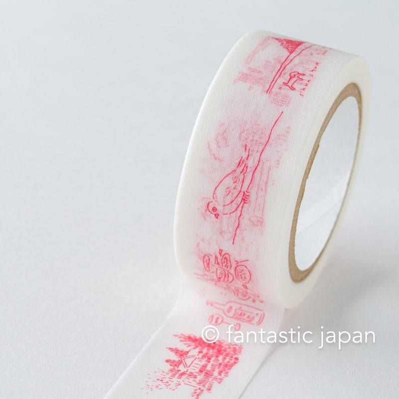 Classiky washi tape -rough sketches "france"- by ShunShun