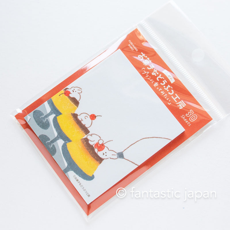 Sticky Notes -Rabbits want to be part of the pudding-