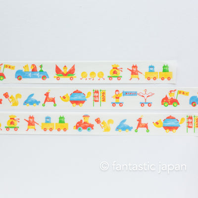 classiky washi tape -folktale of Japan "momotaro parade"- designed by