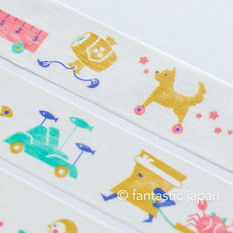 classiky washi tape -folktale of Japan "sparrows parade"- designed by