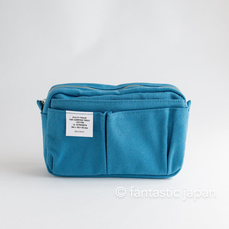 DELFONICS / 10 pocket Inner Carrying bag / S size -sky blue-