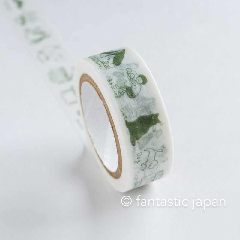 Classiky washi tape -rough sketches "alphabet"- by ShunShun /