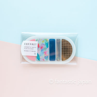 HITOTOKI PET sticker / COFFRET round -pink float- / COFR004