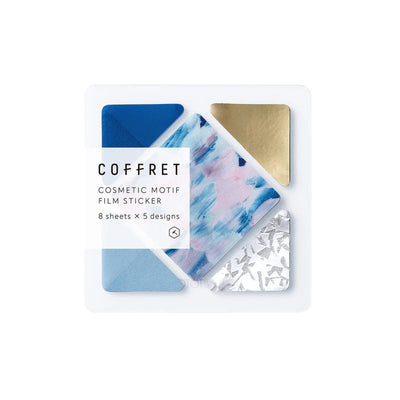 HITOTOKI PET sticker / COFFRET square -horizon blue- / COFS001