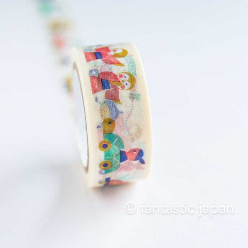 classiky washi tape -folktale of Japan "sparrows parade"- designed by