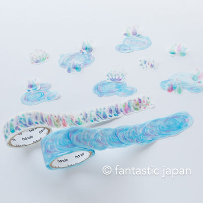 bande Masking Washi Roll Sticker set -Rainbow rain sound-