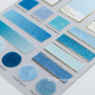 GAIA sticker / color palette -blue-