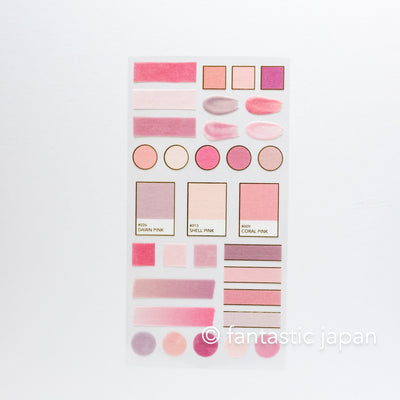 GAIA sticker / color palette -pink-