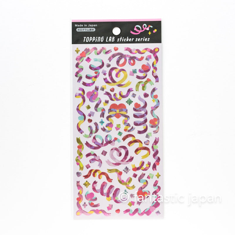 GAIA sticker / Topping LAB -pink ribbon-