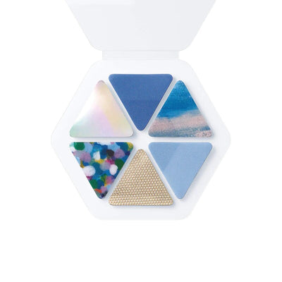 HITOTOKI PET sticker / COFFRET triangle -horizon blue- / COFT001