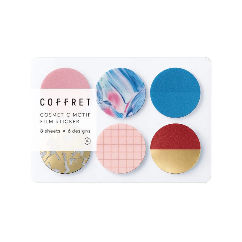 HITOTOKI PET sticker / COFFRET circle -pink float- / COFC004