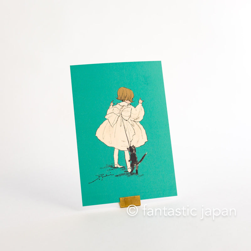 Kurahashi Rei post card -let&