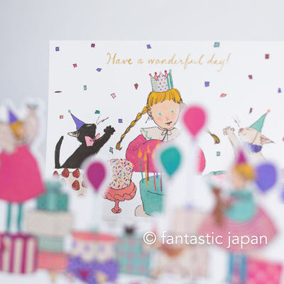 Kurahashi Rei greeting card -birthday party-