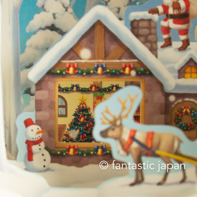Christmas pop-up card -A house deep in the forest-