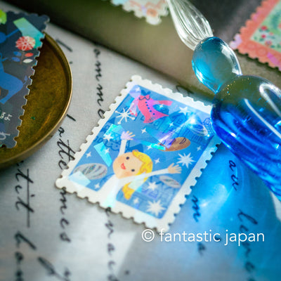 Postage flake stickers in a match box -Grimm's Fairy Tales 2 -