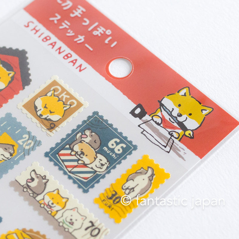 Mind Wave sticker / postage stamp -SHIBANBAN-