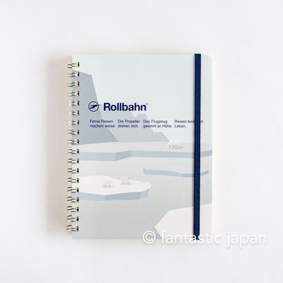 DELFONICS / Rollbahn spiral notebook Large (5.6" x 7.1" ) / GEO -Glacier-