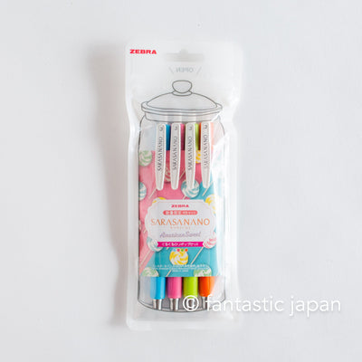ZEBRA SARASA CLIP nano 0.3mm / american sweets set of 4colors - lollipop -