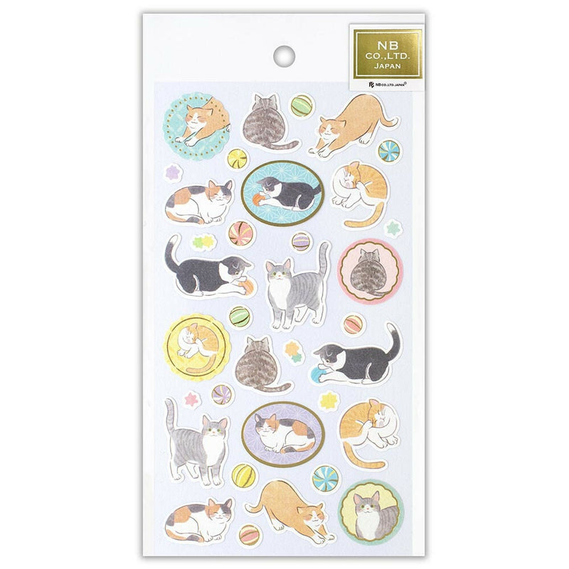 Washi Japanese sweet cats sticker / NB  sticker /