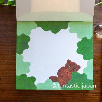 Block memo pad -dreams of forest- by Beni Hirose / cozyca products