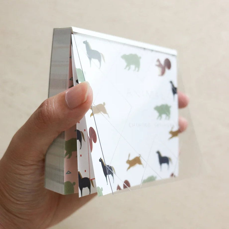 Block memo pad -ANIMAL- by CHIHIRO YASUHARA / cozyca products