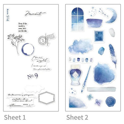 Clear layered sticker  / To Ink -silence-