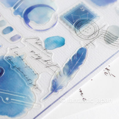 Clear layered sticker  / To Ink -silence-