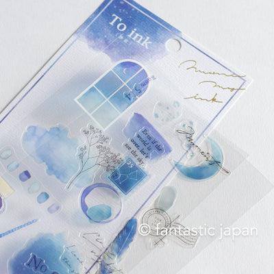 Clear layered sticker  / To Ink -silence-