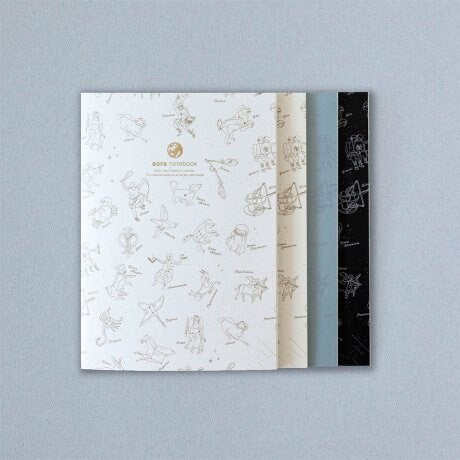 Space notebook -cosmo gray-
