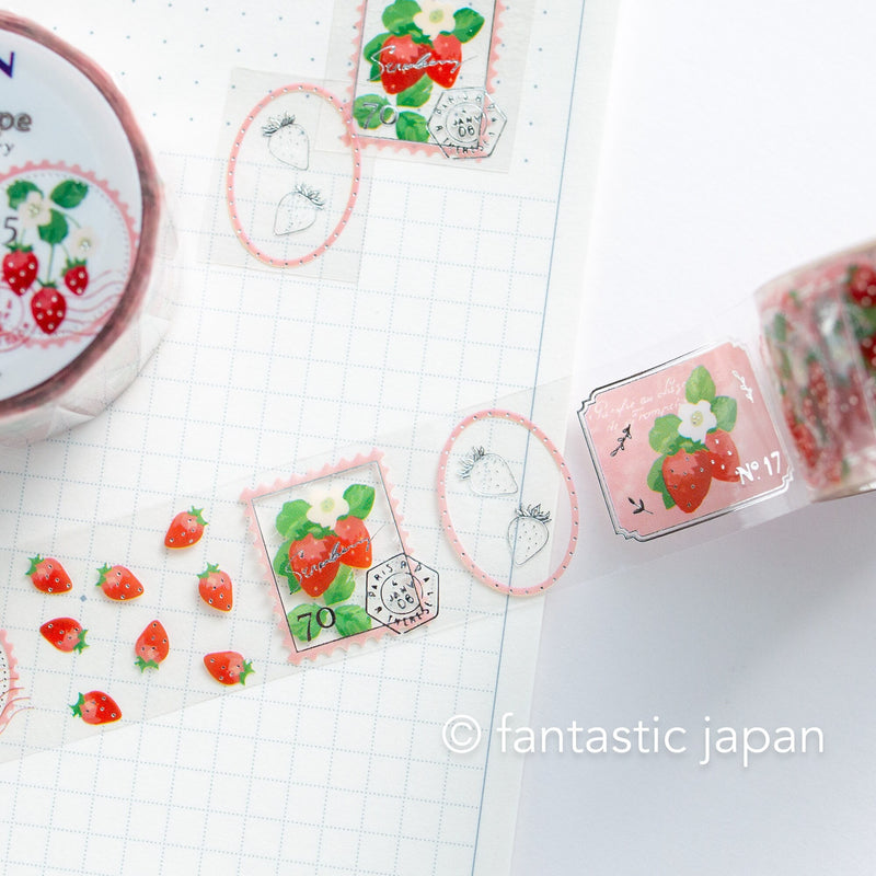 Clear Tape / Stamp Story -Strawberry-