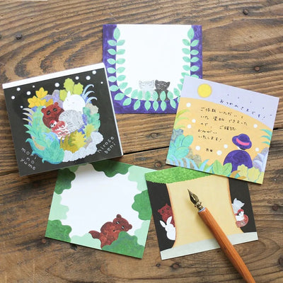 Block memo pad -dreams of forest- by Beni Hirose / cozyca products