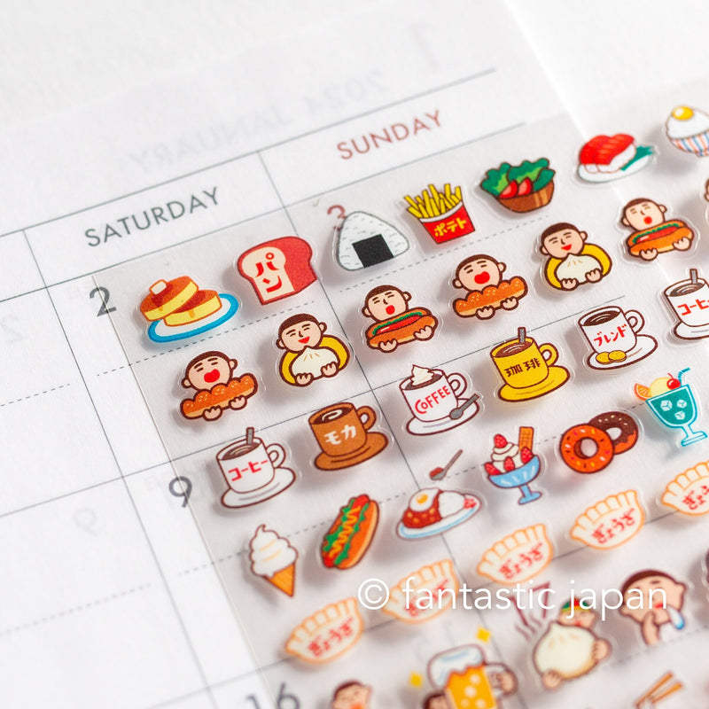 Hightide schedule sticker / new retro -food-