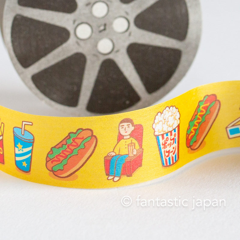 Hightide new retro film style masking tape -food-