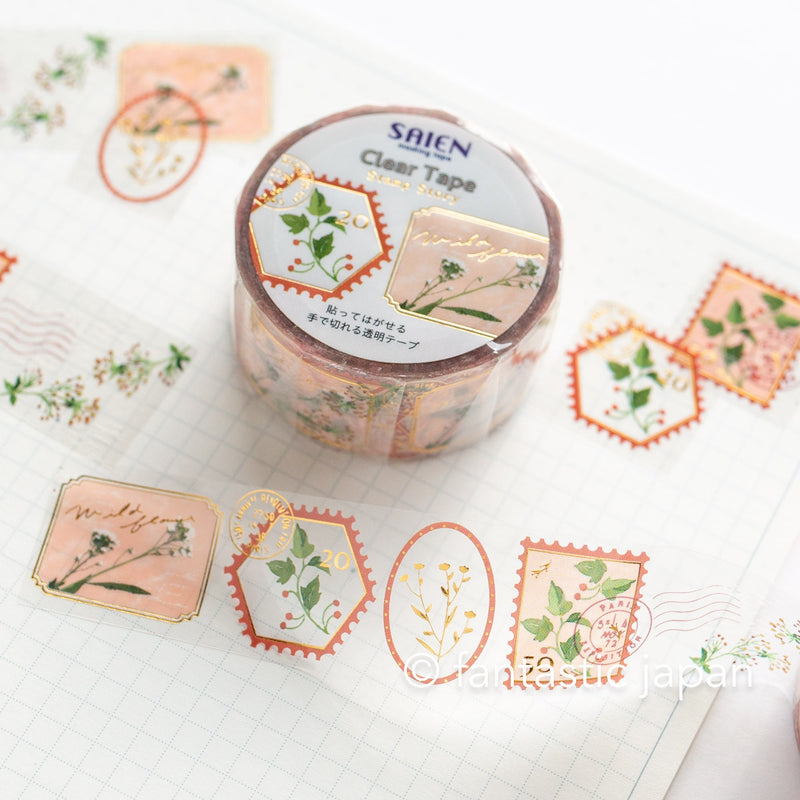 Clear Tape / Stamp Story -Wild flower-