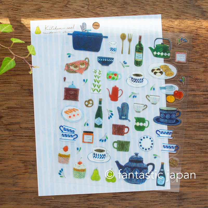 PET clear sticker -kitchen- by midori asano / cozyca product